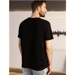 Футболка базовая полуприлегающая из премиального хлопка с эластаном