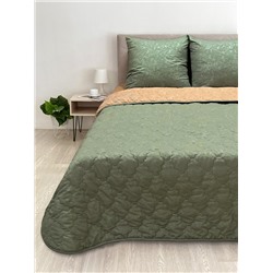 Комплект постельного белья с одеялом New Style КМ-029 хаки-охра