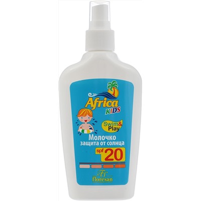 Floresan africa kids молочко защита от солнца spf 20 200 мл