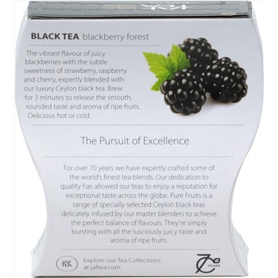 JAF TEA. Черный. Ежевика 100 гр. карт.пачка