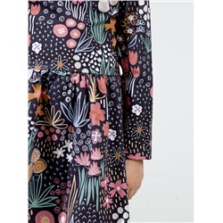 Платье Эля жемчуг на черном