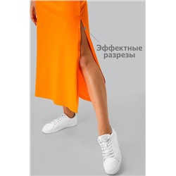 Однотонное женское платье-футболка Happyfox