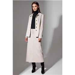 DiLiaFashion 0668 бежевый, Юбка,  Жакет