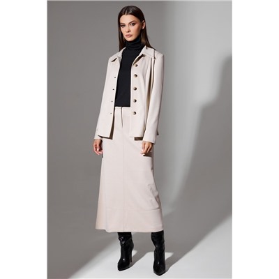 DiLiaFashion 0668 бежевый, Юбка,  Жакет