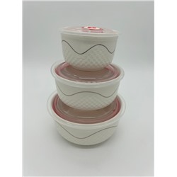 Набор чаш из 3-х 10,12,15 см (24шт)