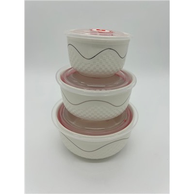 Набор чаш из 3-х 10,12,15 см (24шт)