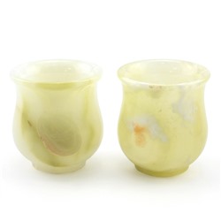 Подарочные стопки 100мл 2 шт 60*60*70мм камень оникс