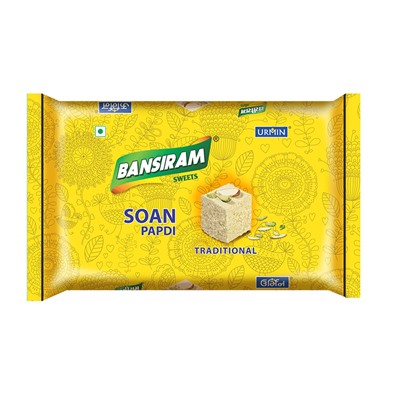 Soan Papdi TRADITIONAL, Bansiram Sweets (Соан папди КЛАССИЧЕСКАЯ, Бансирам), 250 г.