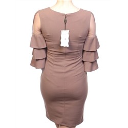 019 Платье женское (90% полиэстер, 10% эластан) размер 44