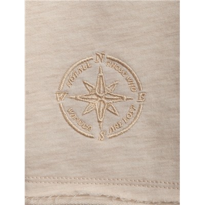 Шорты из тонкого футера с эластаном