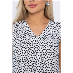 Блуза Данита (черно-белая) Б13778-16М