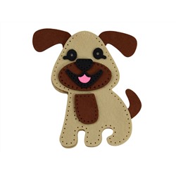 Мягкая игрушка из фетра «Щенок» своими руками