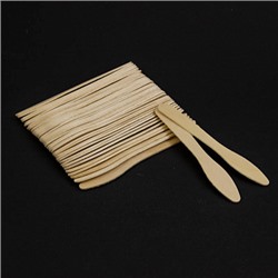 Ложечки деревянные для мороженого 125*17 мм, 50 шт