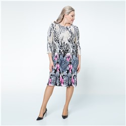 Платье, трикотаж, синий