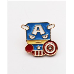 Металлический значок "Marvel" Капитан Америка