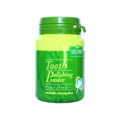 PLUS HERBS, Tooth Polishing Powder, Supaporn (Зубной порошок ТРАВЯНОЙ, Плюс Хербс, Супапорн), 90 г.