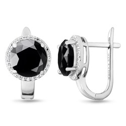 Серьги, оникс, МЦВ1046