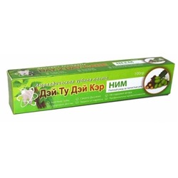 Ayurvedic Toothpaste NEEM, Day 2 Day Care (Аюрведическая зубная паста НИМ, Дэй ту Дэй Кэр), 100 г.