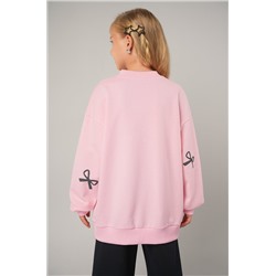 Свитшот оверсайз для девочки из футера трехнитки Happyfox