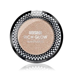 Тени компактные для век LUXVISAGE RICH GLOW