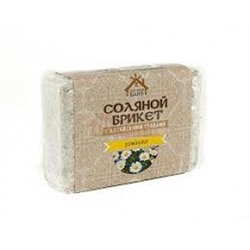 Соляной брикет "Соляная баня" с Алтайскими травами РОМАШКА 1,35кг/9шт
