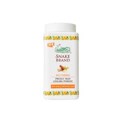WILD THANAKA Prickly Heat Cooling Powder, Anti-Acne & Brighter Skin, Snake Brand (Тальк ДИКАЯ ТАНАКА анти-акне и осветление кожи, Снейк Бренд), 50 г.