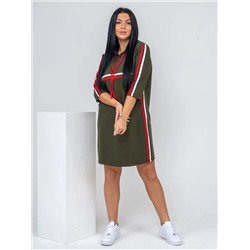 Платье женское Текс-Плюс, цвет хаки