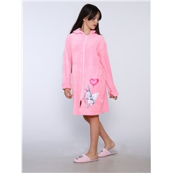 Халат "Амур" розовый