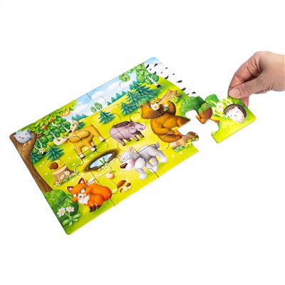 Пазлы для малышей «Кто где живёт?» 4 в 1 серия First Puzzle