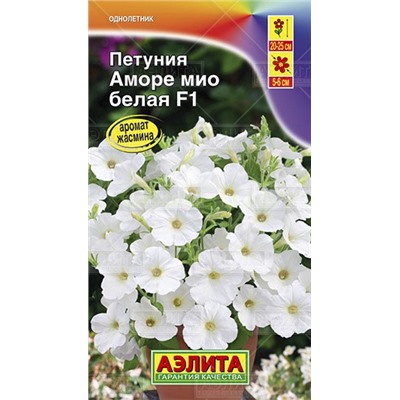 Петуния Аморе Мио белая F1 (Аэлита)