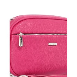 Сумка женская искусственная кожа DJ-СМ 6740-D.ROSE RED,  1отд,  плечевой ремень,  фуксия 256007