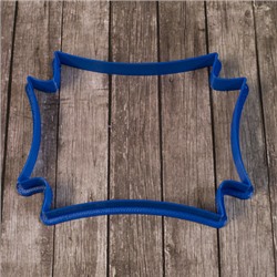 Вырубка для пряника "Рамка прямоугольная" пластик, 11 см