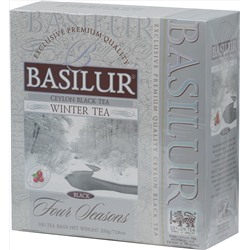 BASILUR. Four Seasons. Зимний черный карт.пачка, 100 пак.