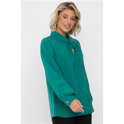 Блуза Юрмала (изумруд) Б14268-30М