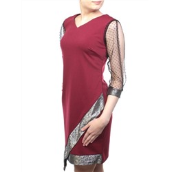 M1909 Платье женское (90% полиэстер, 10% эластан) размер 42