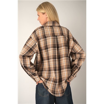 Рубашка женская в клетку Happyfox