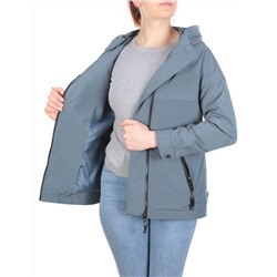 FY-229 GRAY/BLUE Ветровка женская АЛИСА (65% хлопок, 35% полиэстер) размер 54 российский