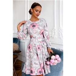 Платье Изабелла (серое) П13791-45М