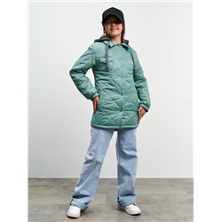 Куртка-рубашка для девочки ментол