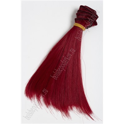 Фурнитура "Трессы для кукол Premium" 15 см; 30 гр (SF-2859) прямые №850А