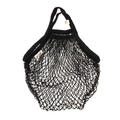 STRING BAG, Jungle Story (ЧЁРНАЯ авоська с короткой ручкой), 1 шт.