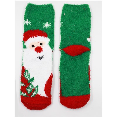 Носки НГ махровые р.35-40 "Christmas" Санта