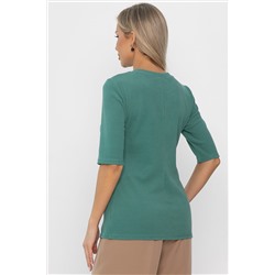 Блуза трикотажная Лиза (зеленая) Б14367-48М