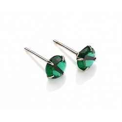 Серьги-гвоздики PR1469 -8 изумр