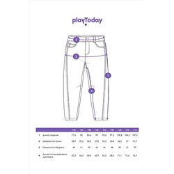 Брюки PLAYTODAY #1046404