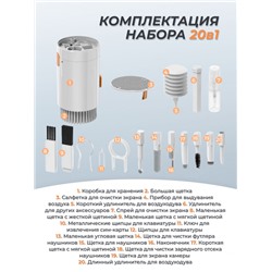 Многофункциональный набор для чистки гаджетов 20 в 1 (3217)