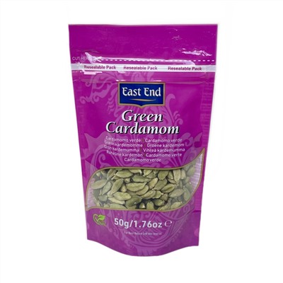 GREEN CARDAMOM, East End (КАРДАМОН ЗЕЛЁНЫЙ целый, Ист Энд), 50 г.
