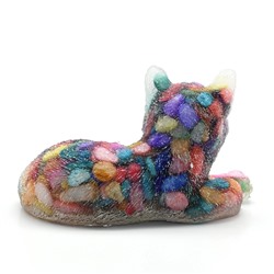 Фигурка из перламутра и смолы "Кошка" 87*50*50мм