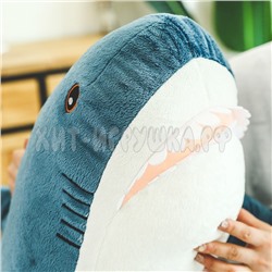 Мягкая игрушка АКУЛА 40 см, A40, A40-blue, A40-pink, A40-grey