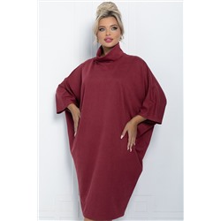 Платье Алина (бордовое) П11406